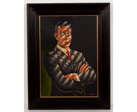 GRAHAM MCKEAN,
A CAPTAIN OF INDUSTRY
oil on canvas, signed
71cm x 51cm
Framed
Note: Graham McKean is one of Scotland's most a