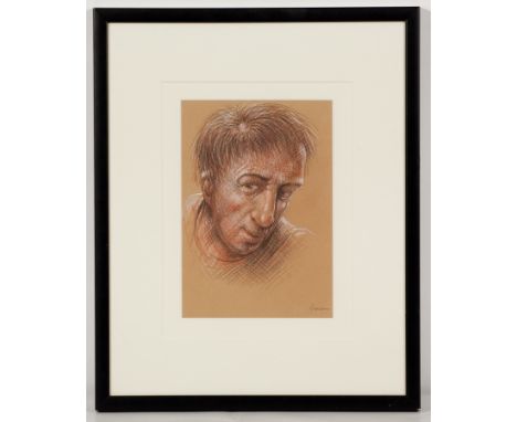 * PETER HOWSON OBE,
SELF PORTRAIT
pastel on paper, signed
29cm x 20cm
Mounted, framed and under glass