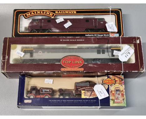 Mainline Railways Authentic OO gauge model of a diesel hydraulic locomotive by Palitoy together with an OO gauge scale model 