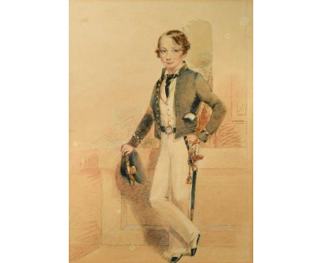English School (early 19th century) Portrait of a young naval officerindistinctly inscribed to the reverse 'Edward...R... / .