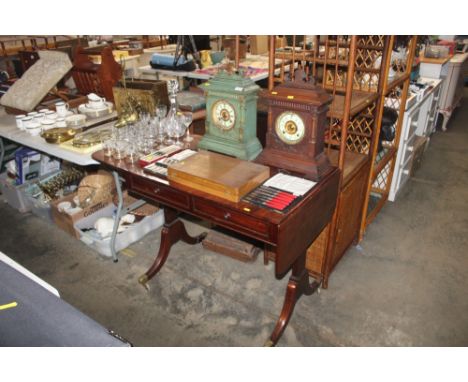 A 19th Century mahogany sofa table