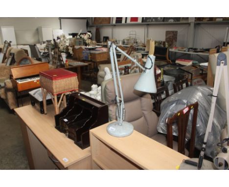 A Herbert &amp; Terry angle poise lamp