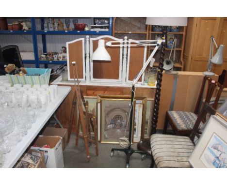 A Herbert &amp; Terry angle poise lamp
