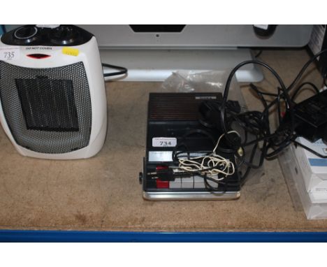 A cassette recorder