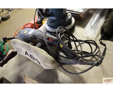An AEG HBS10000E electric sander