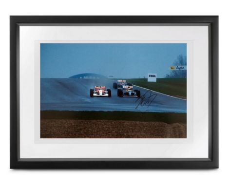 Ayrton Senna's greatest lap, in the wet at Donington. He started fifth on the grid and was leading by the end of the first la