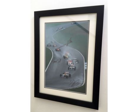 Ayrton Senna's greatest lap, in the wet at Donington he started fifth on the grid and was leading by the end of the first lap