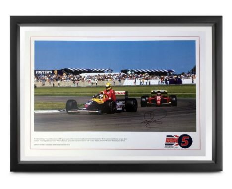 The British Grand Prix at Silverstone in 1991 gave us one of the most memorable moments in Formula One. On his victory lap fo