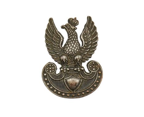 World War Two period Polish side cap eagle badge. Made by J.R Gaunt of London for the Polish Army in Exile.&nbsp;Made from wh