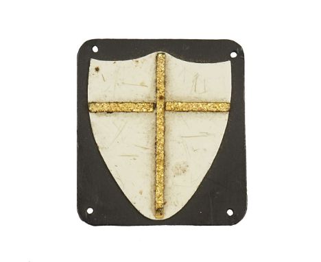 The patch of the 8th British Army so called Crusader Shield. A standard version which was widely issued to Polish soldiers of