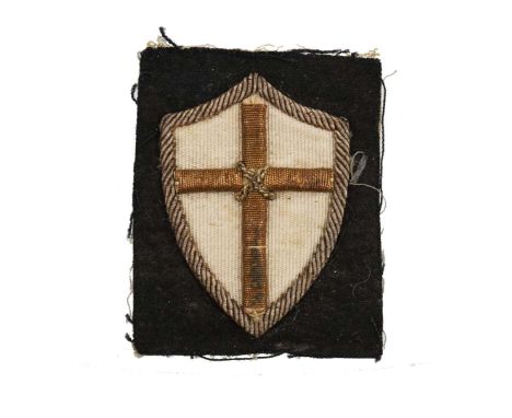 Beautifully made patch of the 8th Army Crusader Shield of Italian production. A patch worn by a soldier of the 2nd Polish Cor