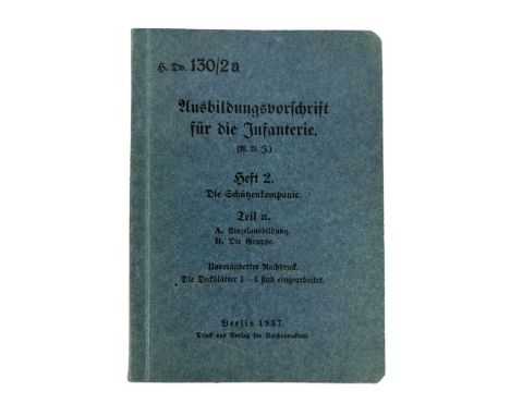Complete manual for German soldiers about using and maintenance of guns aswell as military drill. Contains useful and interes