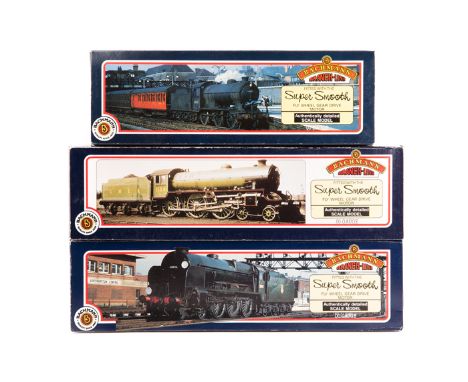 3 Bachmann OO tender locomotives. A BR Lord Nelson Class 4-6-0 locomotive Sir Francis Drake 30851 in lined Brunswick Green li