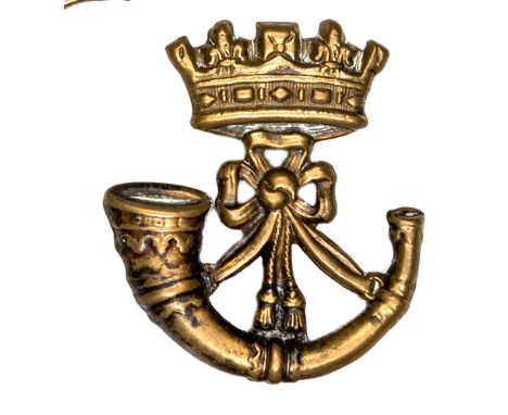 A brass 1st patt cap badge of The D of Cornwall’s Light Infantry. GC Plate 1 Part II of a Private Collection             