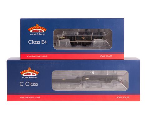 2 Bachmann locomotives. A BR Class E4 0-6-2T locomotive 32500 in BR lined black livery with late crest. Together with a BR C 