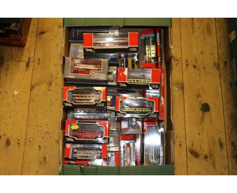20 Corgi OOC buses. Including: 3x AEC Q single deck LT green and red variations, Burlingham Seagull King Alfred, Guy Arab Rib
