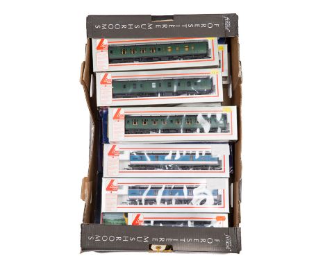A quantity of Lima and Bachmann OO railway. A Network South East Class 33 Bo-Bo diesel locomotive Ashford 150 33114. A 2-car 