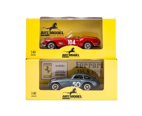 9 Italian made Art Model 1:43 Ferrari. 2x 250 California Sebring 1960 RN16 Serena/Scariatti. Plus RN104 Salsomag/S.Ant 59 O R