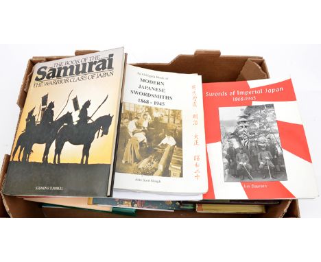 “The Book of the Samurai” by Turnbull, “Modern Japanese Swordsmiths 1868-1945”; 18 other books on Japanese swords and the Sam