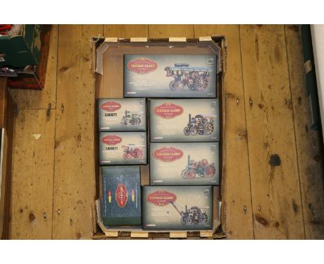 7 Corgi Vintage Glory of Steam vehicles. 5x Fowler B6 Traction Engines: A Showman’s Locomotive The Lion Anderton & Rowland (8