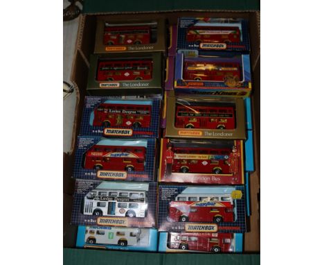 65 various double decker buses.  11x ‘London Transport Official Souvenir’ Routemaster buses, all L.T. livery, adverts include