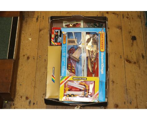A quantity of various makes by Britains, Matchbox, Johillco, etc. Including Britains: A JCB Excavator (9913). A Shell Petrol 