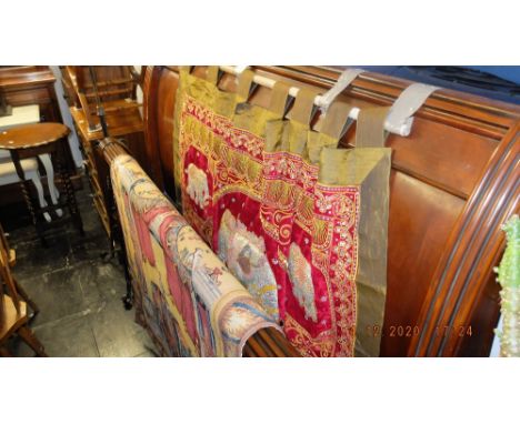 A Belgium tapestry wall hanging