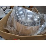 Half Hemisperical (80cm Diameter) Mirror