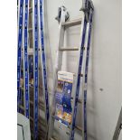 7 Rung Aluminium 'Tubesca Platinum 300' combination ladder
