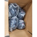 Box of 'JSP' Hard/Bump caps in Navy Blue