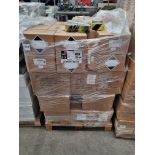 Pallet of 'Pursan' Alcohol Hand Cleanser & Qty of Black/Yellow Hazard Tape