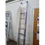 3x 8 Rung Aluminium ladders