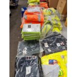 Qty of assorted workwear/safety clothing