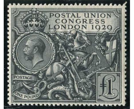Great Britain 1929 PUC £1 mint, clean and attractive with acceptable light gum toning normal for this issue.