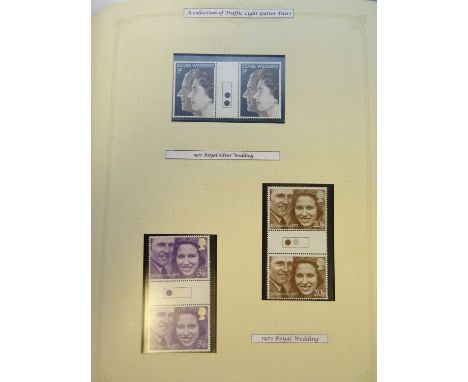 Great Britain A further volume from a Great Britain specialist's collection, on MNH traffic light gutter pairs or blocks of f