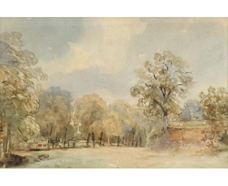 *Churchyard (Thomas, 1798-1865). Haugh Lane, Woodbridge, Suffolk,  watercolour on paper, 19 x 28.5cm (7.5 x 11.25ins) mount a