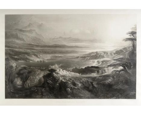 *Mottram (Charles, 1806-1876). The Plains of Heaven, after John Martin, 1857,  large-scale mixed method engraving by Charles 