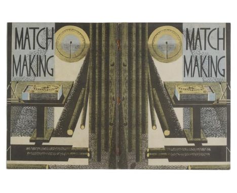 Nash (Paul, 1889-1946). Match Making, 1931,  rare advertising brochure for Bryant and May, with colour lithograph cover by Na