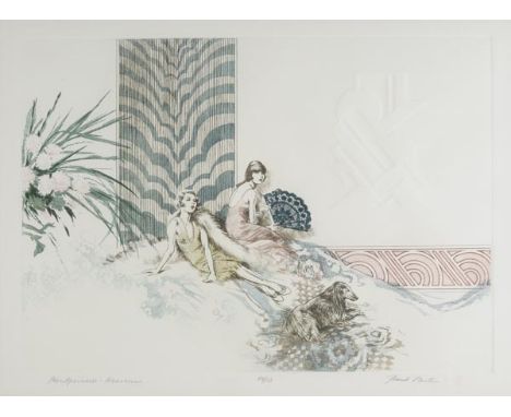 *Martin (Frank, 1921-2005). Montparnasse-Bienvenue,  colour etching, signed, titled, and numbered 42 from the edition of 150 