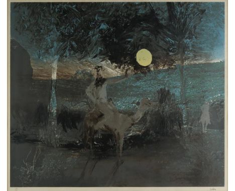 *Nolan (Sidney Robert, 1917-1992). Burke & Wills,  colour lithograph, signed and numbered 60/60 in pencil, 64 x 74cm (25.2x 2