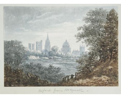 *Turner (William, 1789-1862, & others). Album of watercolour, wash and pencil views of Oxford, Oxfordshire and the South of E