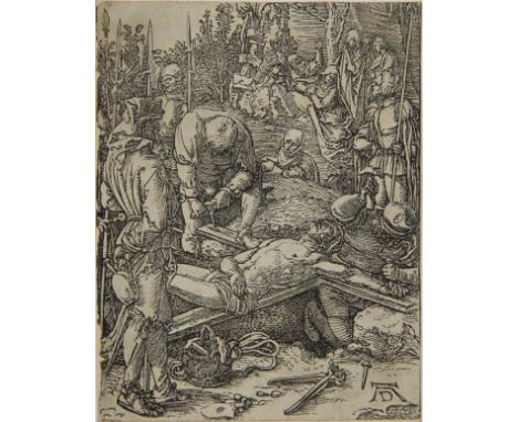 *Durer (Albrecht, 1471-1528). Salome and the Head of John the Baptist, 1511,  woodcut on laid paper, trimmed to image, probab