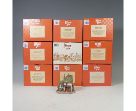 A large collection of boxed Lilliput Lane Cottages, approximately thirty-eight in total, including; Scotch Mist, St Joseph's 