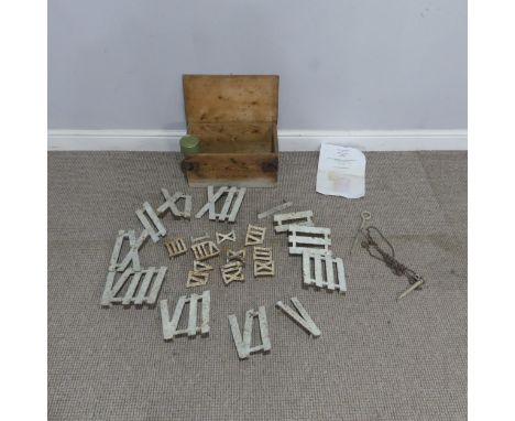 An early 20th century garden Clock Golf Game, by&nbsp;F Hayres London, housed in original box.