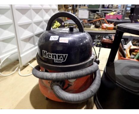 Henry HVR200 230V vacuum cleaner with hose (In working order). All electrical items in this lot have been PAT tested for safe