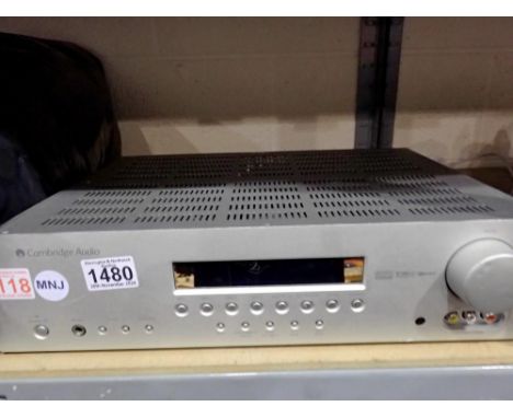 Cambridge Audio Azur 540R AV receiver, working. All electrical items in this lot have been PAT tested for safety and have pas