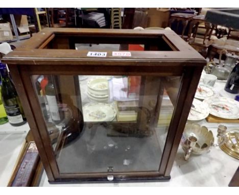 Oak chemist scales case (no scales). Not available for in-house P&amp;P 