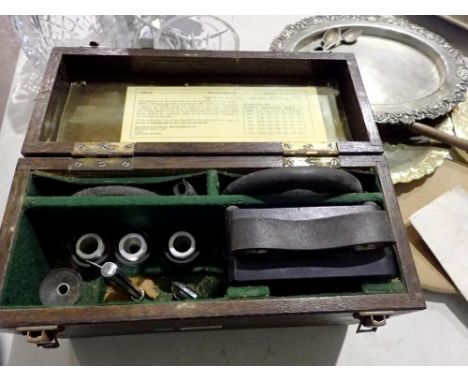 Hardwood cased AE1 Velometer #6744. Not available for in-house P&amp;P 