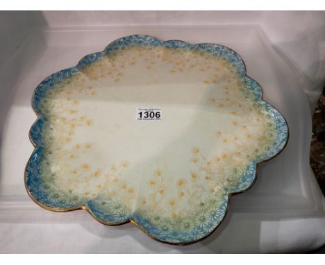 Shelley China, Rare Wileman Cabaret tray, Empire shape 1890 - 1910 factory shrinkage sealed and stable. Dia: 38cm. UK P&amp;P