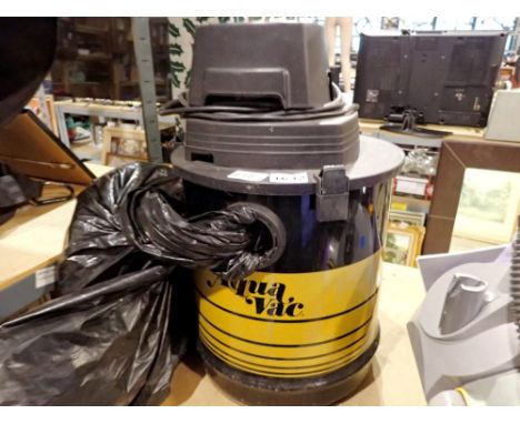 Aquavac type 6201A vacuum cleaner with hose and attachments (In working order). All electrical items in this lot have been PA